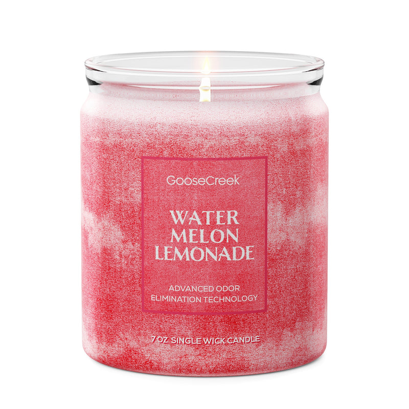 Watermelon Lemonade Odor Eliminating 7oz Single Wick Candle Drop 5-0650